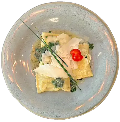 Ravioli Manso mit Fleischragout-Füllung